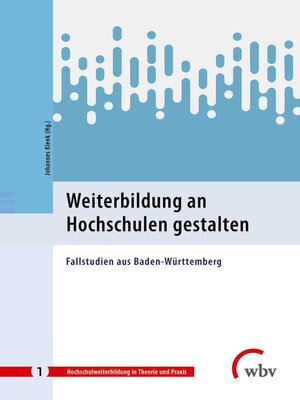 cover image of Weiterbildung an Hochschulen gestalten